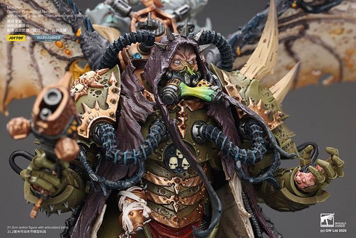 Joy Toy (CN) Warhammer 40k Mortarion Daemon Primarch of Nurgle 1/18 con armas The Lantern y Silence Joy Toy (CN) Warhammer 40k Mortarion Daemon Primarch of Nurgle 1/18 con armas The Lantern y Silence