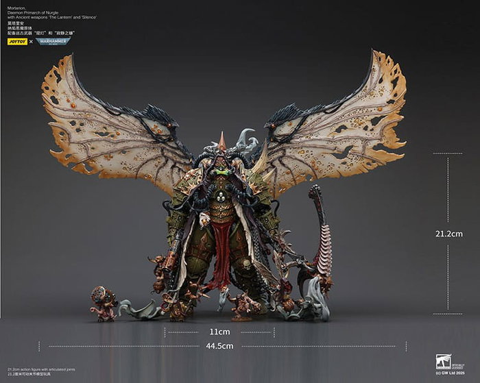 Joy Toy (CN) Warhammer 40k Mortarion Daemon Primarch of Nurgle 1/18 con armas The Lantern y Silence Joy Toy (CN) Warhammer 40k Mortarion Daemon Primarch of Nurgle 1/18 con armas The Lantern y Silence