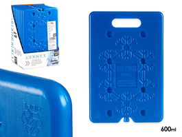 Leknes Acumulador Frío 600ml Plástico Azul 30x1.5x20 cm (Set de 12)