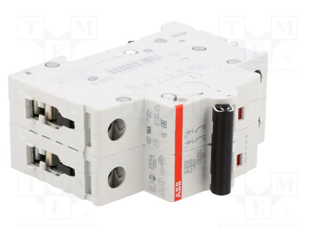 ABB S200 Interruptor magnetotérmico 50A 2 polos 6kA ABB S200 Interruptor magnetotérmico 50A 2 polos 6kA
