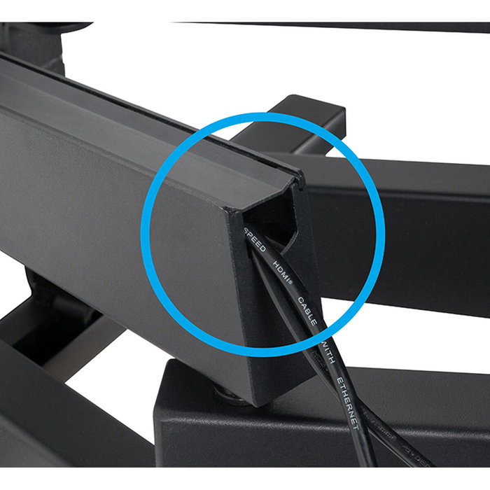 B-TECH AV MOUNTS Soporte de pared de alta resistencia con brazo doble en voladizo B-TECH AV MOUNTS Soporte de pared de alta resistencia con brazo doble en voladizo
