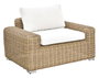 DKD Home Decor Sillón Terraza Y Jardin Marron Claro Beige 87 x 63 x 111 cm