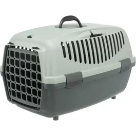 Trixie 4011905398075 Caja de transporte Capri 3 S 40 x 38 x 61 cm Antracita, gris y verde para perros