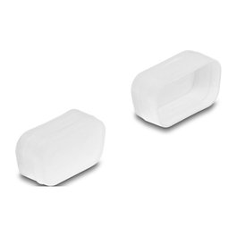 DeLOCK 67120 2 Piezas Protectores de Polvo para Conector VGA D-Sub 9 / 15 Transparentes de PVC