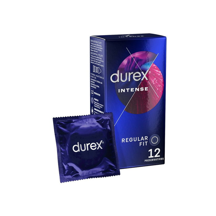 Durex Intense Orgasmic Preservativos con Relieve y Gel Desirex 12 Unidades Durex Intense Orgasmic Preservativos con Relieve y Gel Desirex 12 Unidades