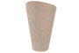 DKD Home Decor Set de 2 Jarrones de Metal Beige y Dorado