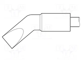 JBC TOOLS Pico destornillador acodado 8,9x1,7mm