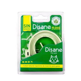Disane Vet Collar Gatos Repelente Insectos Neem 1Ud. Previene Pulgas Garrapatas Piojos Mosquitos 90 Días