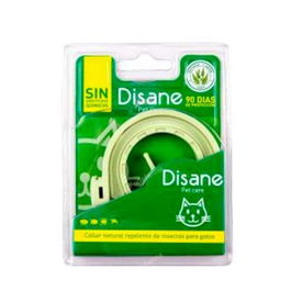 Disane Vet Collar Gatos Repelente Insectos Neem 1Ud. Previene Pulgas Garrapatas Piojos Mosquitos 90 Días