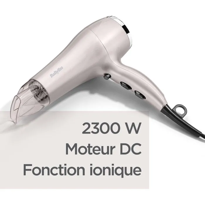 Babyliss Secador de Pelo Iónico Antiencrespamiento 2300W 3 Niveles de Calor Color Malva Brillante - D781E Babyliss Secador de Pelo Iónico Antiencrespamiento 2300W 3 Niveles de Calor Color Malva Brillante - D781E