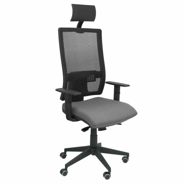 PIQUERAS Y CRESPO Silla Horna con mecanismo Sincro, Gris claro y Negro PIQUERAS Y CRESPO Silla Horna con mecanismo Sincro, Gris claro y Negro