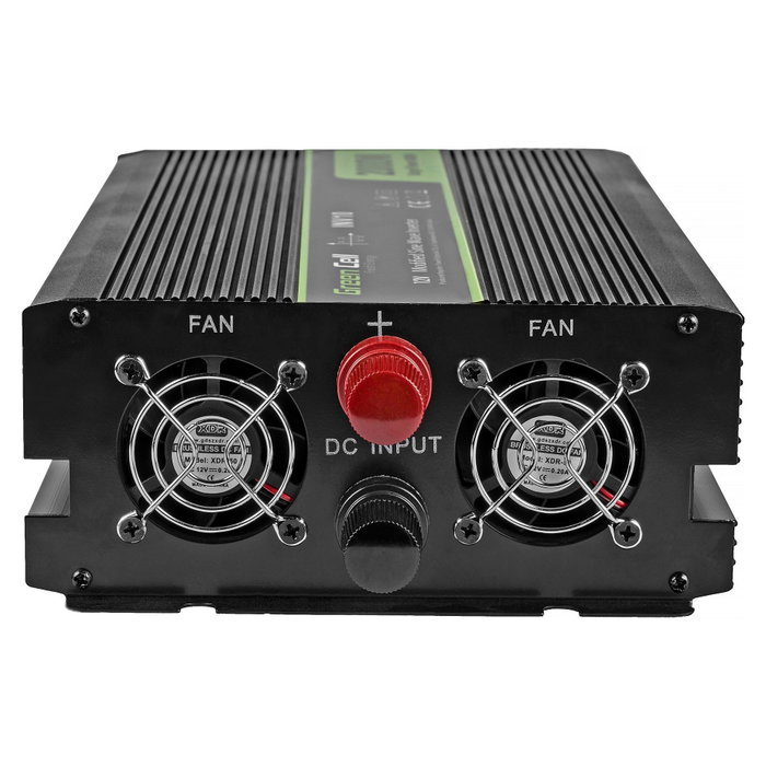 Green Cell INV10 Inversor de potencia 12V a 230V 2000W Negro