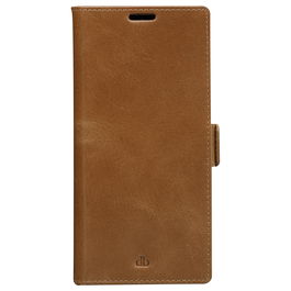 dbramante1928 Copenhagen Slim Flip-Hülle Funda para Samsung Galaxy S22 Ultra - Carcasa Tipo Folio en Cuero Bronceado (Hellbraun)
