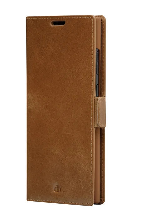 Dbramante1928 Fundas Copenhagen Slim Folio para Samsung Galaxy S22 Ultra 17.3 cm (6.8") - Color Bronceado