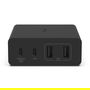 Belkin WCH010VFBK Cargador de Pared 108W GaN 4 Puertos (2x USB-C PD3.0 + 2x USB-A) para Portátil, Smartphone, Tablet - Negro