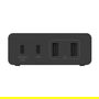Belkin WCH010VFBK Cargador de Pared 108W GaN 4 Puertos (2x USB-C PD3.0 + 2x USB-A) para Portátil, Smartphone, Tablet - Negro