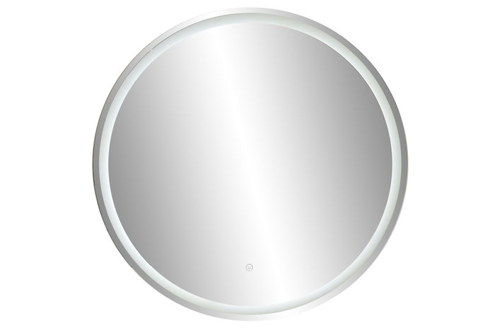 DKD Home Decor Espejo LED de Cristal con Control Táctil 80x80 cm