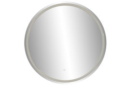 DKD Home Decor Espejo LED de Cristal con Control Táctil 80x80 cm