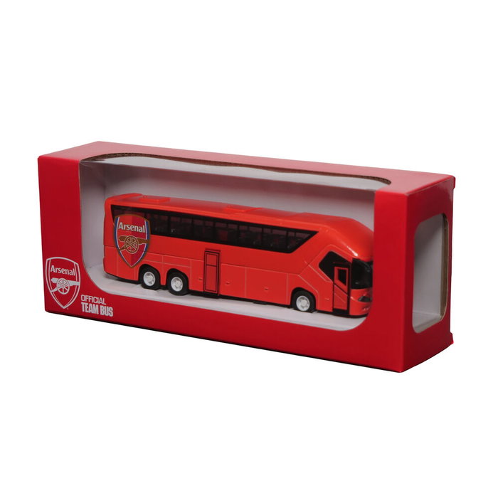 BANBO TOYS Autobus Arsenal 1:50 Apertura Puertas Laterales Retro-Friccion +3 Años 29,5x22,8x25cm
