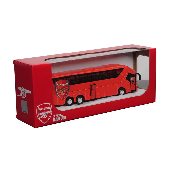 BANBO TOYS Autobus Arsenal 1:50 Apertura Puertas Laterales Retro-Friccion +3 Años 29,5x22,8x25cm