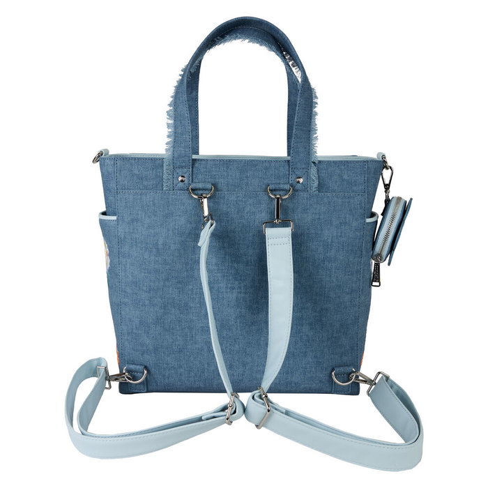 LOUNGEFLY Bolso Mochila + Monedero Denim Disney
