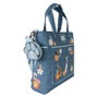 LOUNGEFLY Bolso Mochila + Monedero Denim Disney