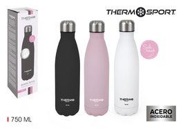 Thermosport Botella Termo Soft Touch 750ml (6 Unidades)