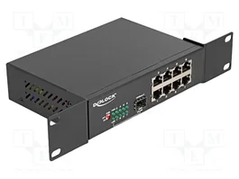 DeLOCK 88064 Switch de red Gigabit 8 puertos + 1 SFP