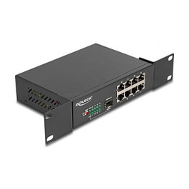 DeLOCK 88064 Conmutador Ethernet Gigabit 8 Puertos + 1 SFP 10 pulg.