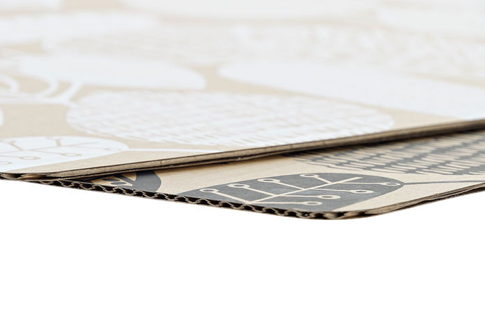 DKD Home Decor Individuales Básicos Negro Blanco 30 x 0.1 x 43 cm (12 Unidades) Cartón Polyester