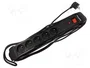 Lanberg SP1 Regleta de protección 5x PL 3m negro
