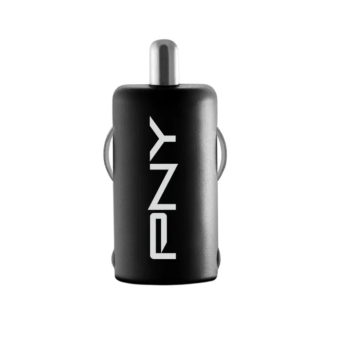 PNY Cargador de Coche de Carga Rápida 2,4 A con 1 Puerto USB, Negro PNY Cargador de Coche de Carga Rápida 2,4 A con 1 Puerto USB, Negro