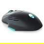 Alienware AW620M Ratón Wireless Óptico USB Type-C Negro 26000 DPI