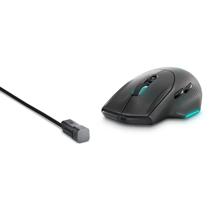 Dell Alienware AW620M Ratón Inalámbrico Gaming Negro
