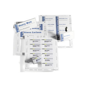 Durable Einsteckschilder Badgemaker 60x90mm Blanco
