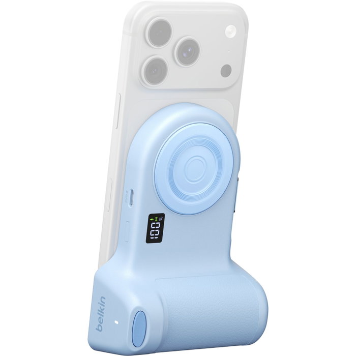 Belkin Stage PowerGrip 9300mAh Azul CTA006hqBL con carga inalámbrica de 15W Belkin Stage PowerGrip 9300mAh Azul CTA006hqBL con carga inalámbrica de 15W