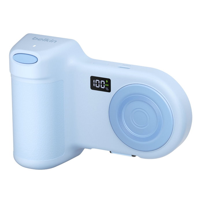 Belkin Stage PowerGrip 9300mAh Azul CTA006hqBL con carga inalámbrica de 15W Belkin Stage PowerGrip 9300mAh Azul CTA006hqBL con carga inalámbrica de 15W