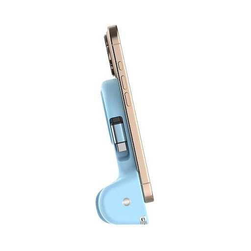Belkin Stage PowerGrip CTA006hqBL 9300mAh 15W Soporte de Carga MagSafe Power Bank Azul Claro para iPhone, Google Pixel y mas Belkin Stage PowerGrip CTA006hqBL 9300mAh 15W Soporte de Carga MagSafe Power Bank Azul Claro para iPhone, Google Pixel y mas