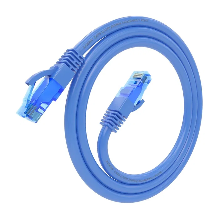 Aisens Cable de Red Cat.6 UTP AWG26 CCA 0,5m Azul