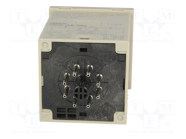 OMRON H3CR-A8-301 Relé de tiempo DPDT 250VAC/5A