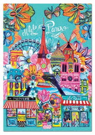 EDUCA BORRAS Puzzle 1000 Piezas Paris Car Pintos