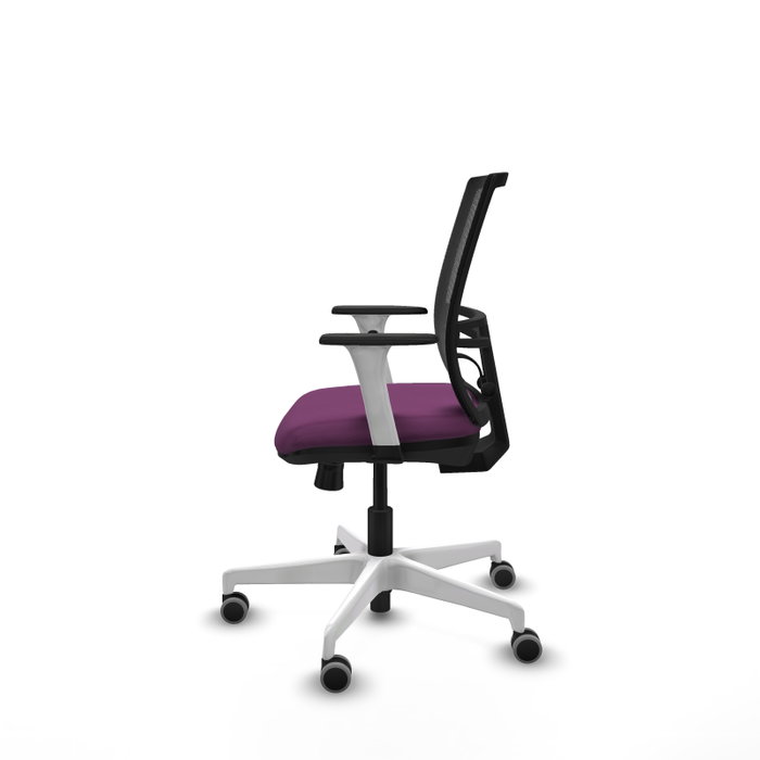 PIQUERAS Y CRESPO Silla de oficina Yunquera con mecanismo Sincro/Traslack, Morado y Negro PIQUERAS Y CRESPO Silla de oficina Yunquera con mecanismo Sincro/Traslack, Morado y Negro