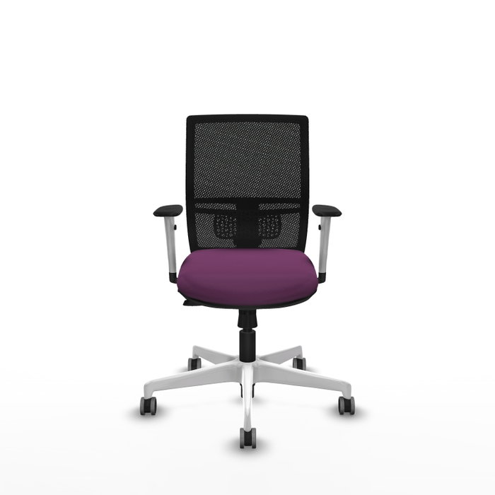 PIQUERAS Y CRESPO Silla de oficina Yunquera con mecanismo Sincro/Traslack, Morado y Negro PIQUERAS Y CRESPO Silla de oficina Yunquera con mecanismo Sincro/Traslack, Morado y Negro