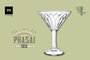 La Mediterranea Copa Coctel Phasai Seu 200 ml