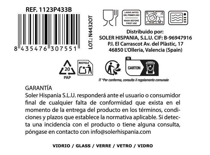 La Mediterranea Copa Coctel Phasai Seu 200 ml La Mediterranea Copa Coctel Phasai Seu 200 ml