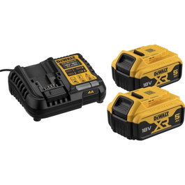DeWalt DCB1104P2-QW Set de 2 Baterías 18V 5Ah y Cargador Rápido