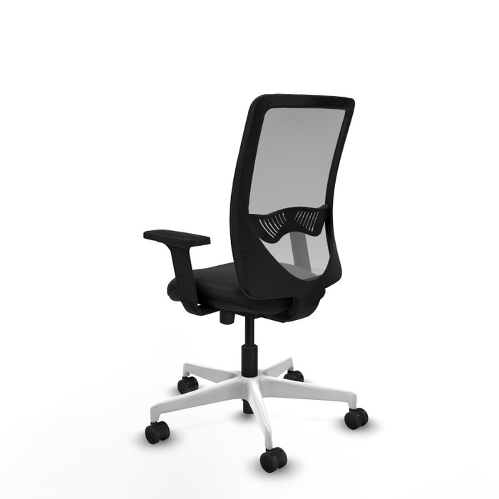 PIQUERAS Y CRESPO Silla de oficina Zulema con mecanismo Sincro/Traslack, Negro y Gris