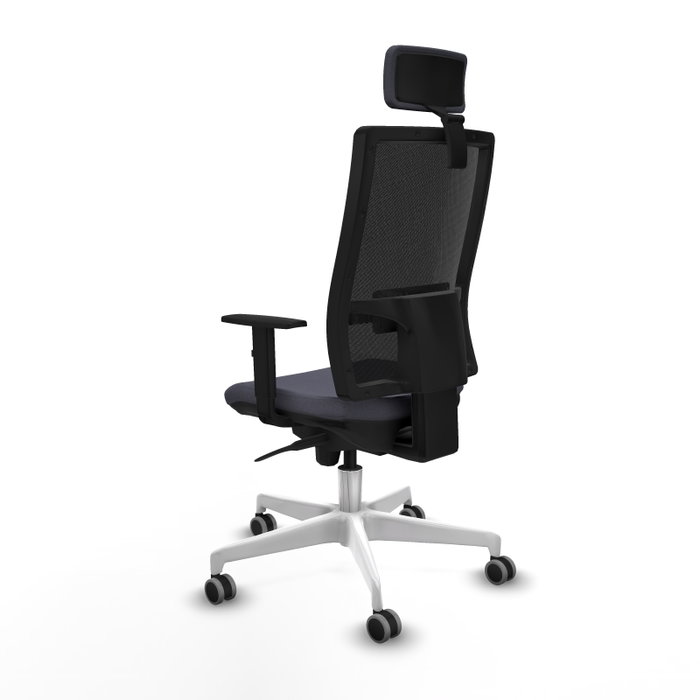 PIQUERAS Y CRESPO Silla de oficina Horna con mecanismo Sincro Gris oscuro y Negro PIQUERAS Y CRESPO Silla de oficina Horna con mecanismo Sincro Gris oscuro y Negro