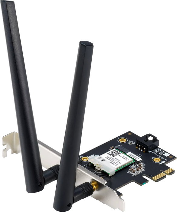Asus PCE-AXE5400 Tarjeta de red WiFi 6E y Bluetooth 5.2 con antenas externas