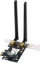 Asus PCE-AXE5400 Tarjeta de red WiFi 6E y Bluetooth 5.2 con antenas externas